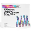Extraction Forceps set - Rainbow Color - Paediatric - (Set of 07)