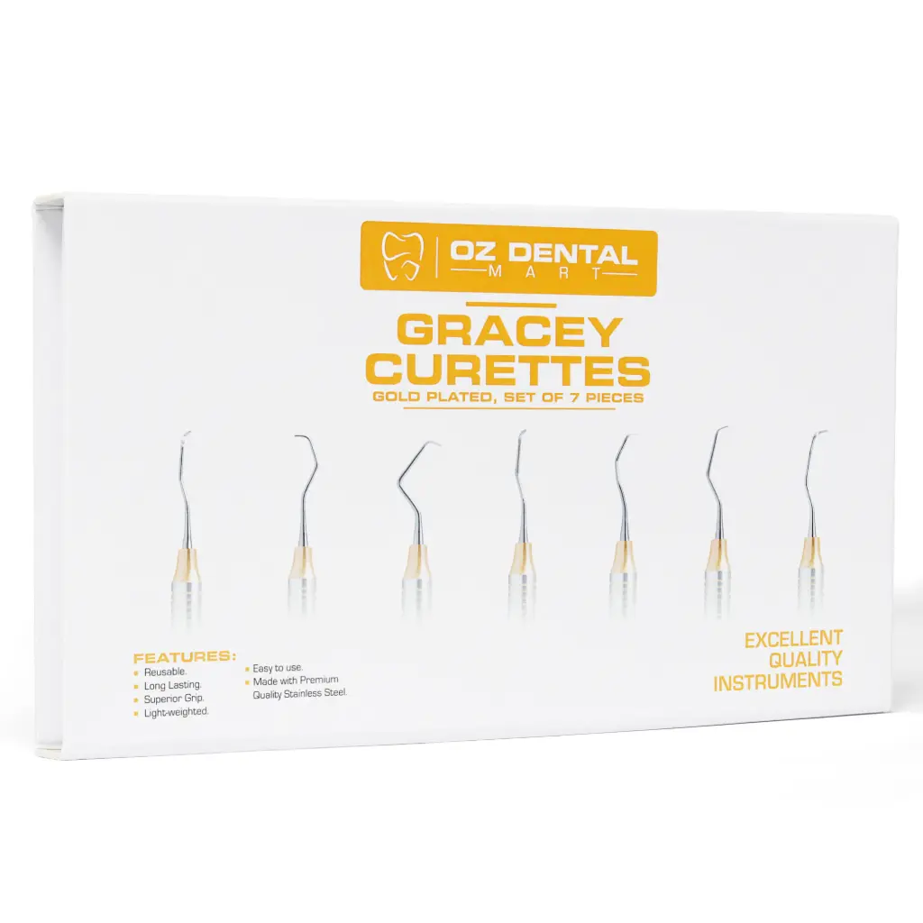 Gracey curettes Kit - Premium Gold Plated - Adult