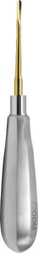 Root Elevator Luxator  3mm Straight - Gold plated - Adult